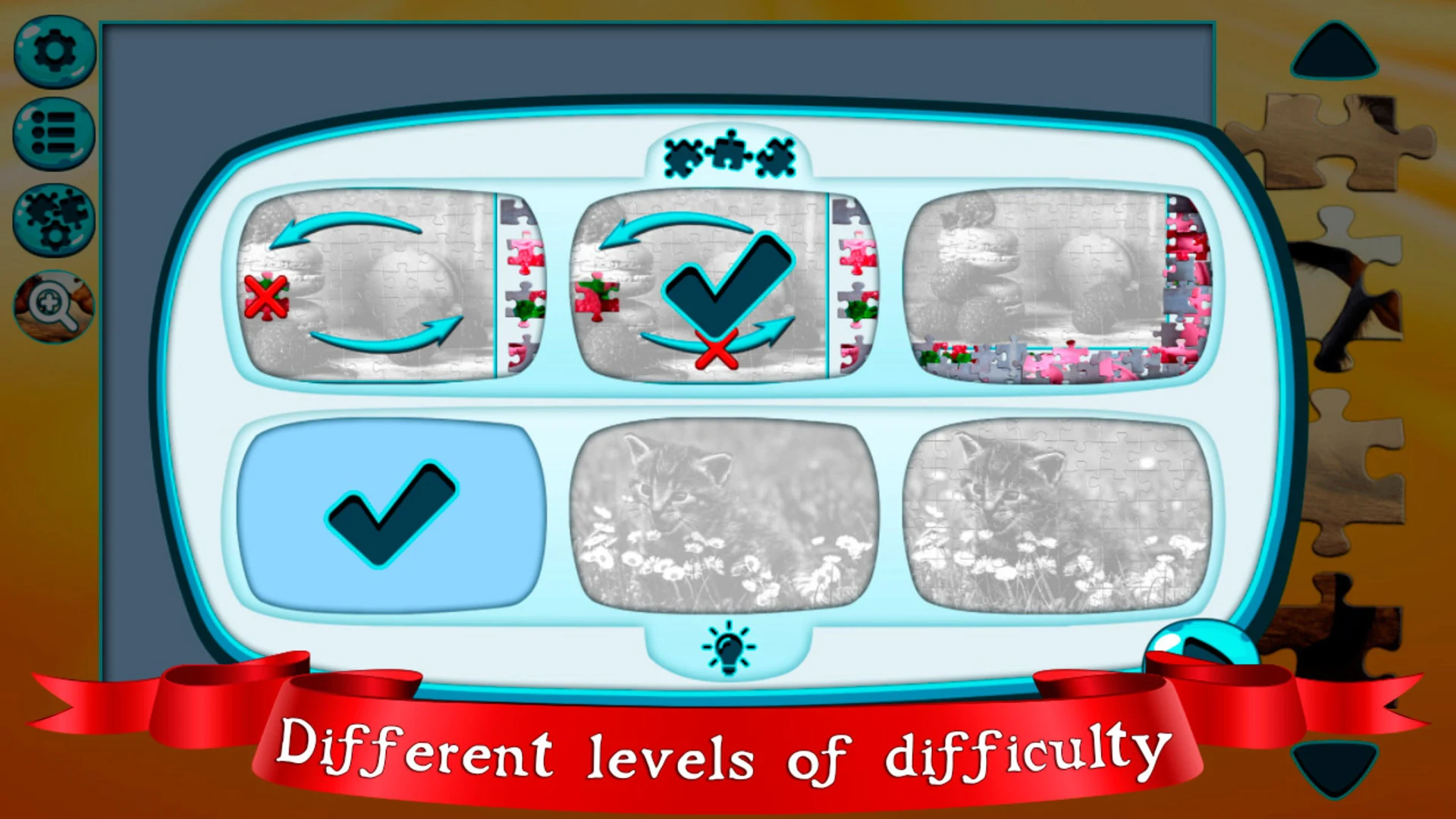 Puzzles for adults offline screenshot