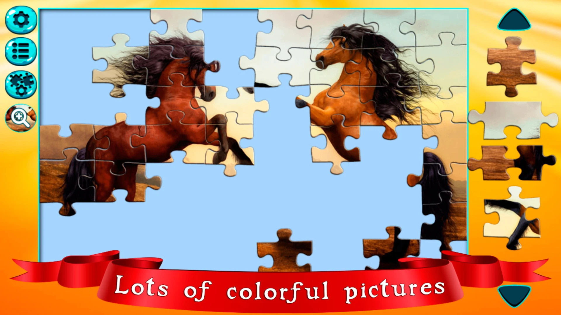 Puzzles for adults offline screenshot