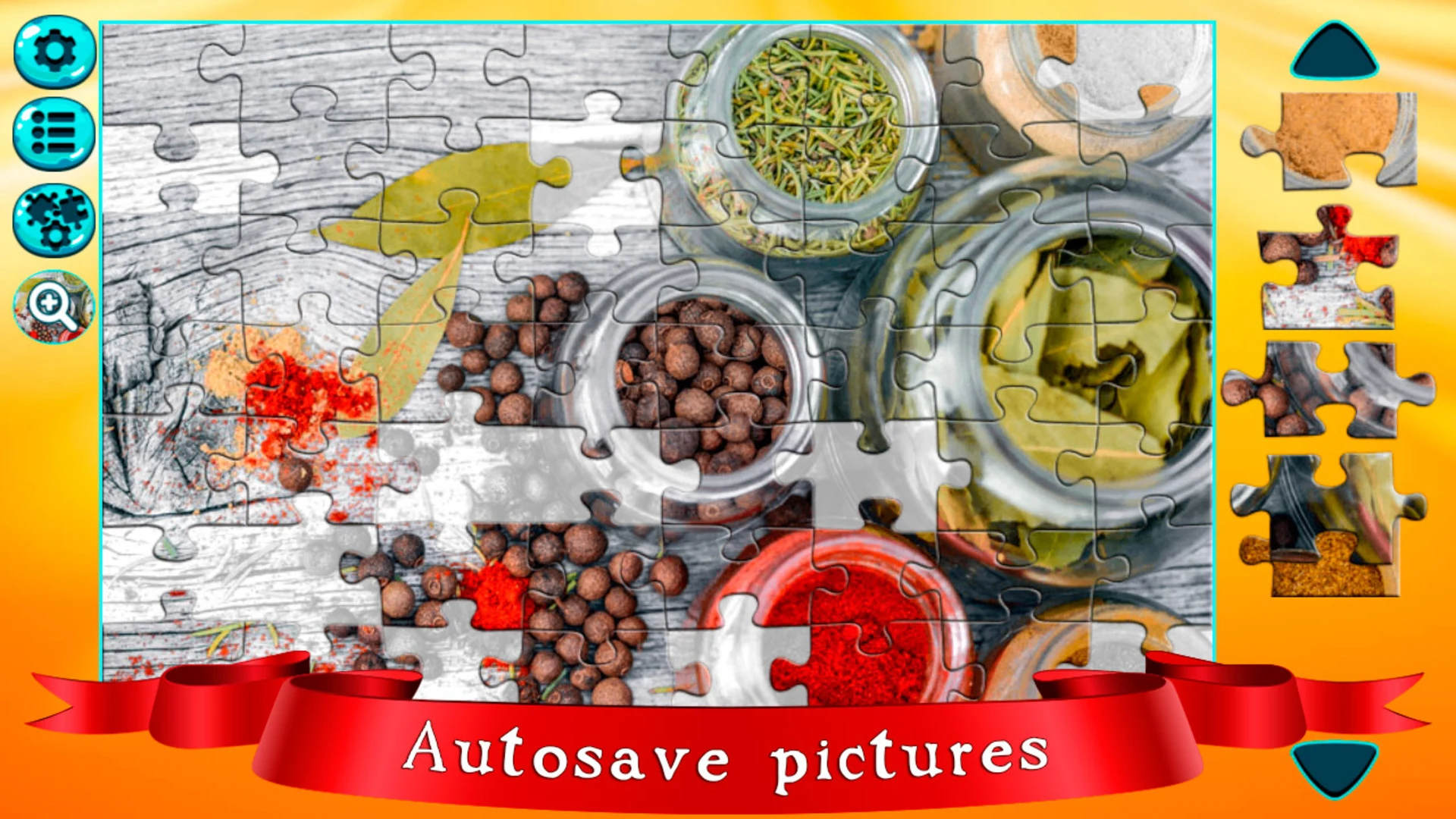 Puzzles for adults offline screenshot